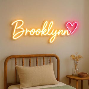 Placa de néon personalizada com nome para adolescente, presente ideal para quarto de menina, decoração para adolescentes, placa luminosa, presente de Natal para meninas.
