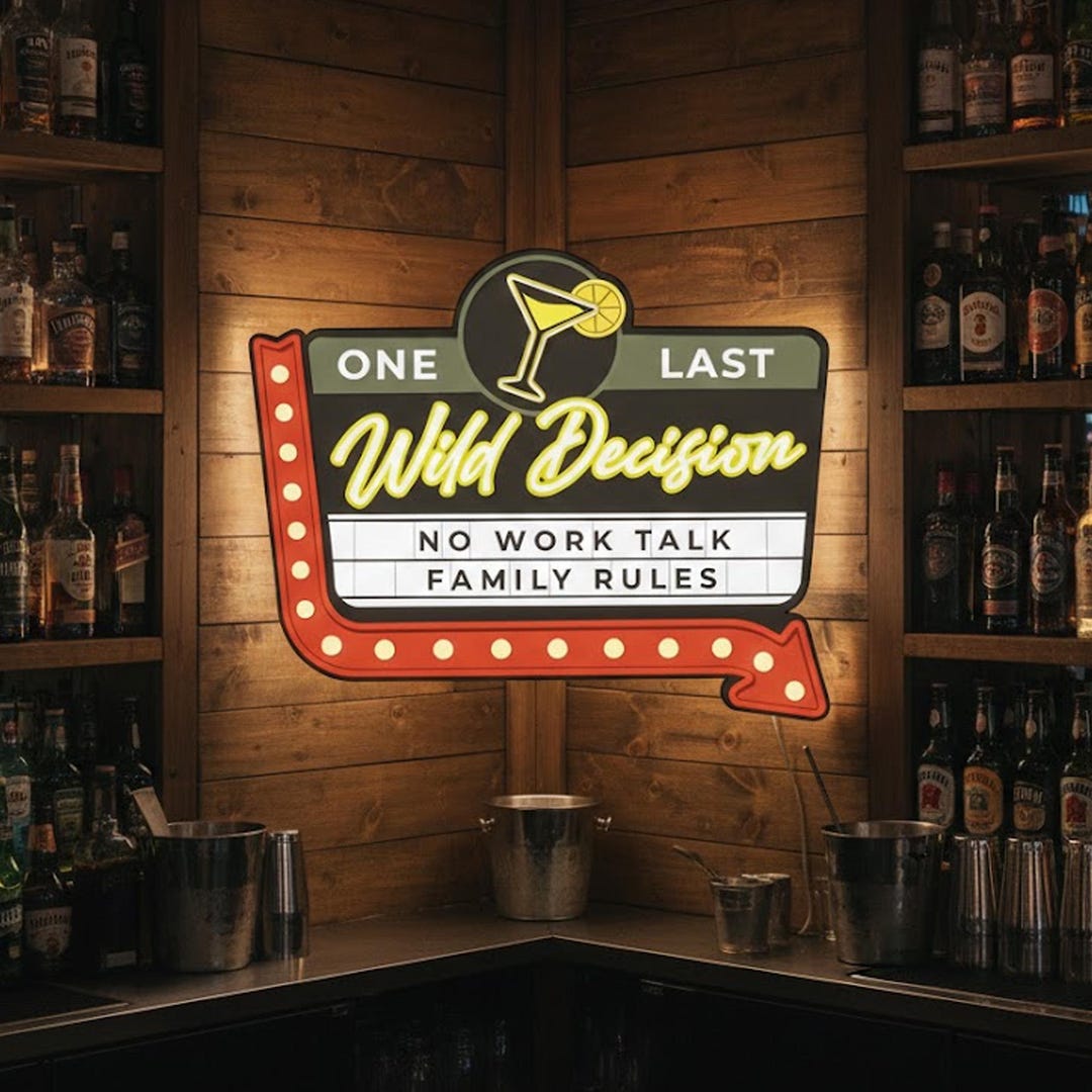 Custom Bar LED Light Box: Home Bar Wall Art, Party Decor T3 - Etsy