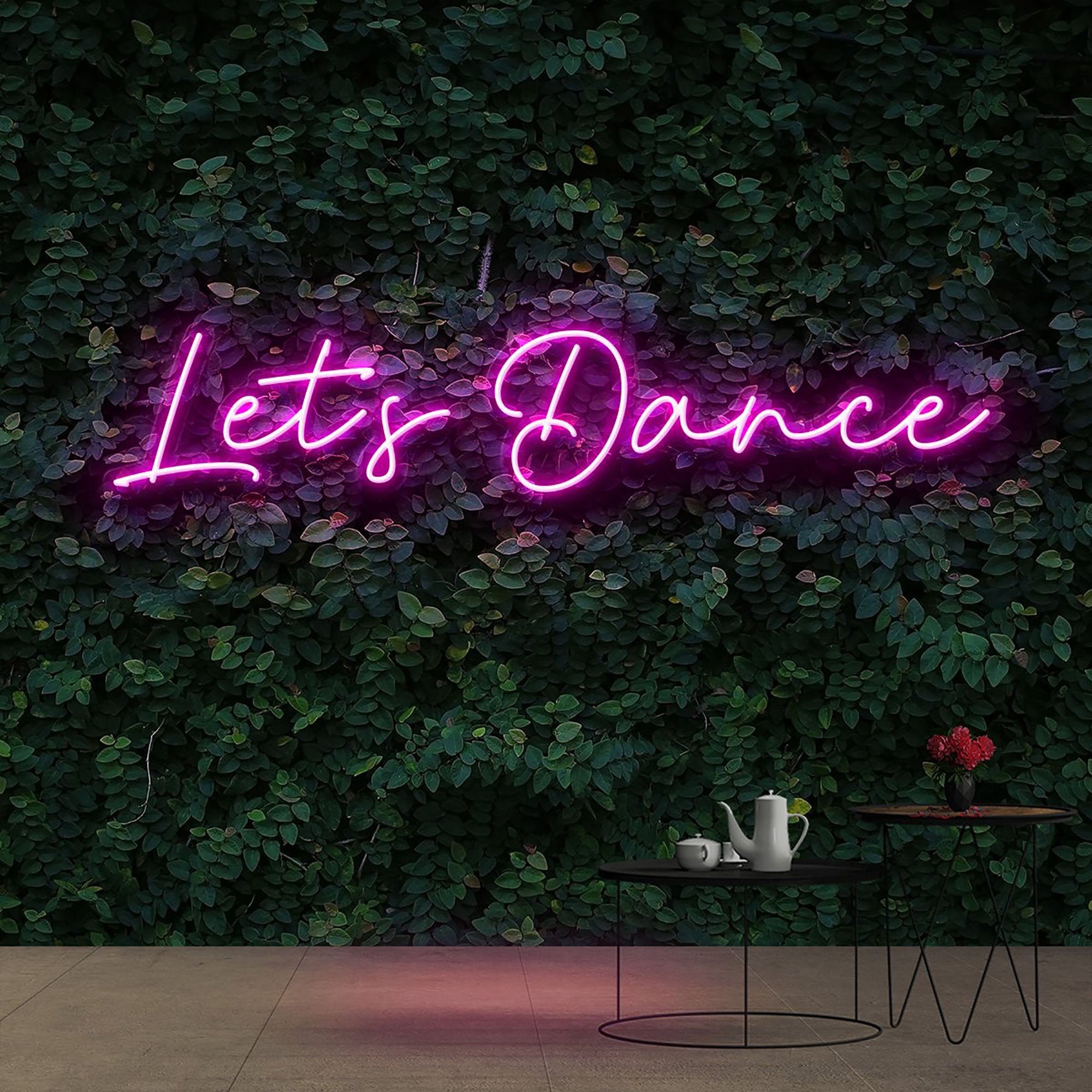 Lets Dance Customized Neon Sign Personalized Your Name Etsy UK