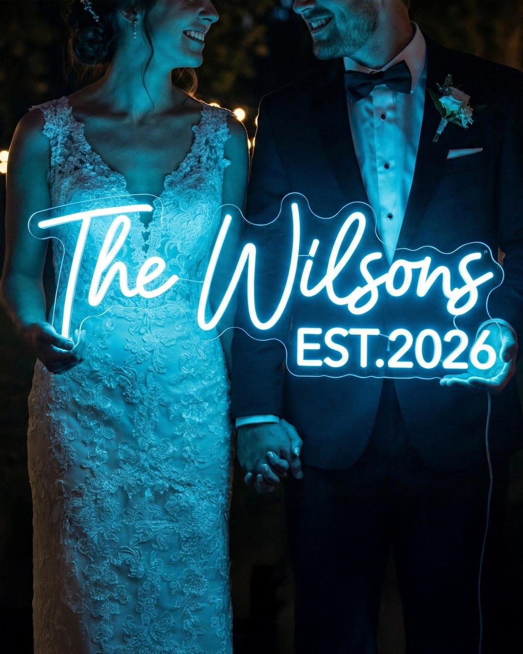 Reception Neom Sign Wedding NEON SIGN for Reception, Neon Sign Custom Name, Bedroom Wall ...