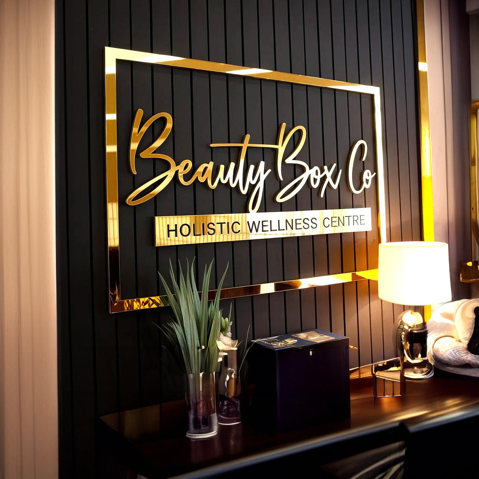 Laser Cut Logo Sign, Beauty Salon Sign, 3D Business Sign, Business ...