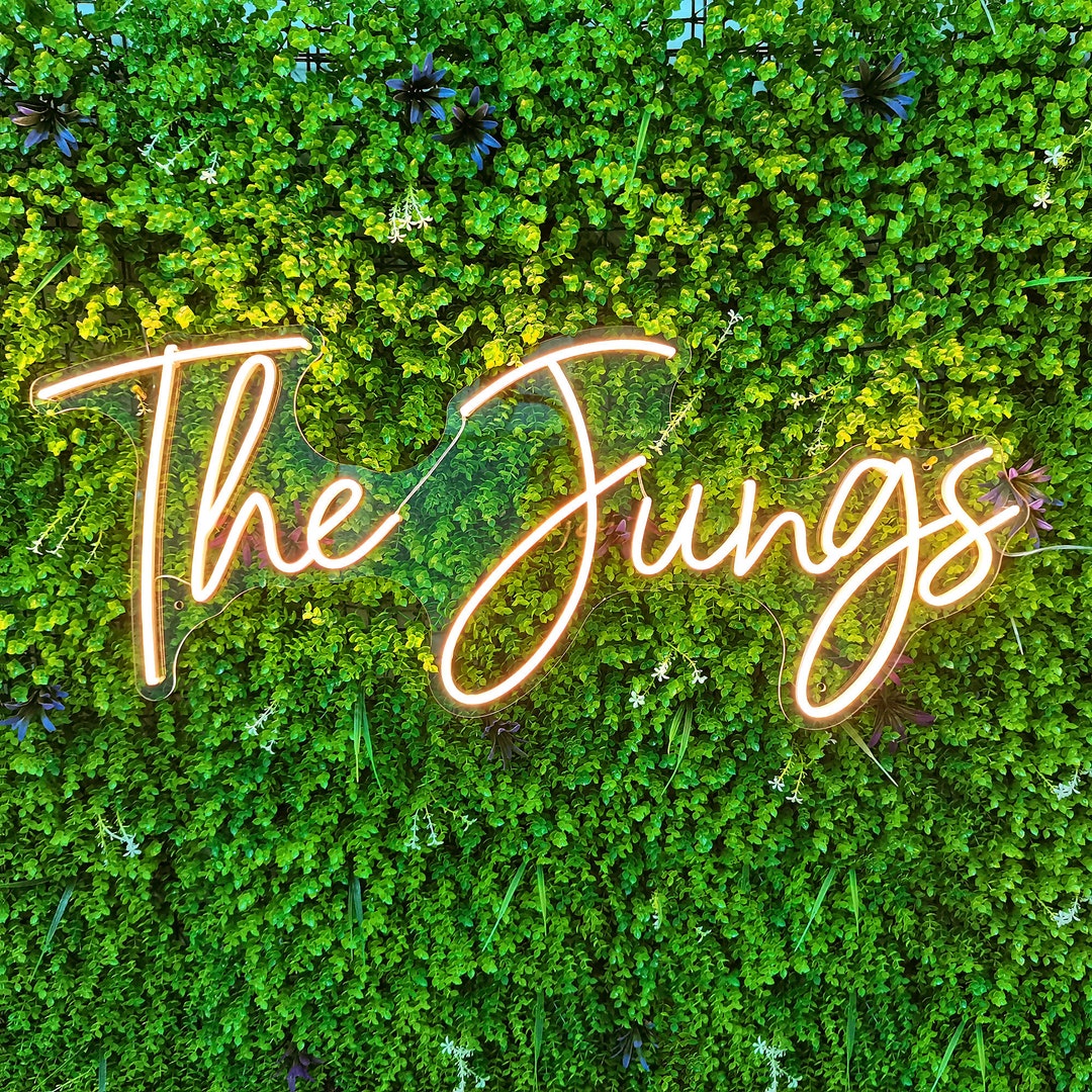 Custom Last Name LED Neon Sign, Personalized Gift - Etsy