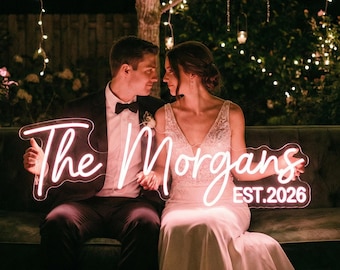Neon Sign Wedding Decor, Til Death neon sign, Wedding Decoration, Wedding welcome sign lighting