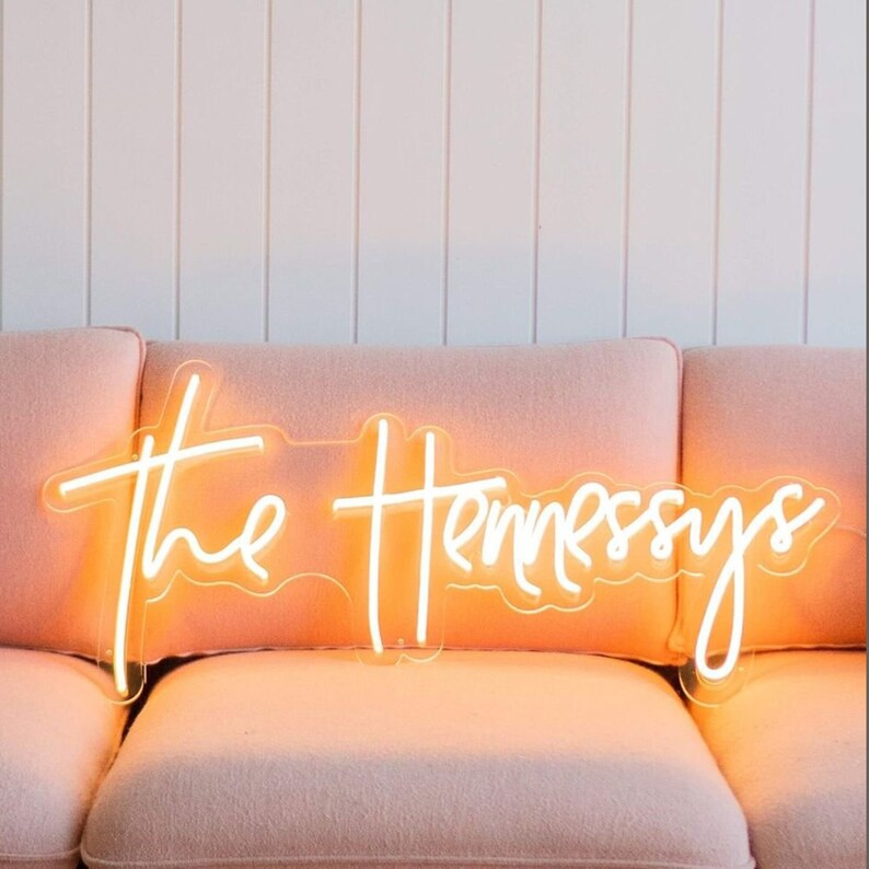 Neon Sign Custom Neon Sign Wedding Custom Neon Sign Wedding Etsy