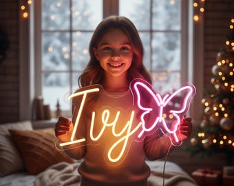 Custom Neon name Sign gifts for kids Light up signs, christmas gift girls teenage