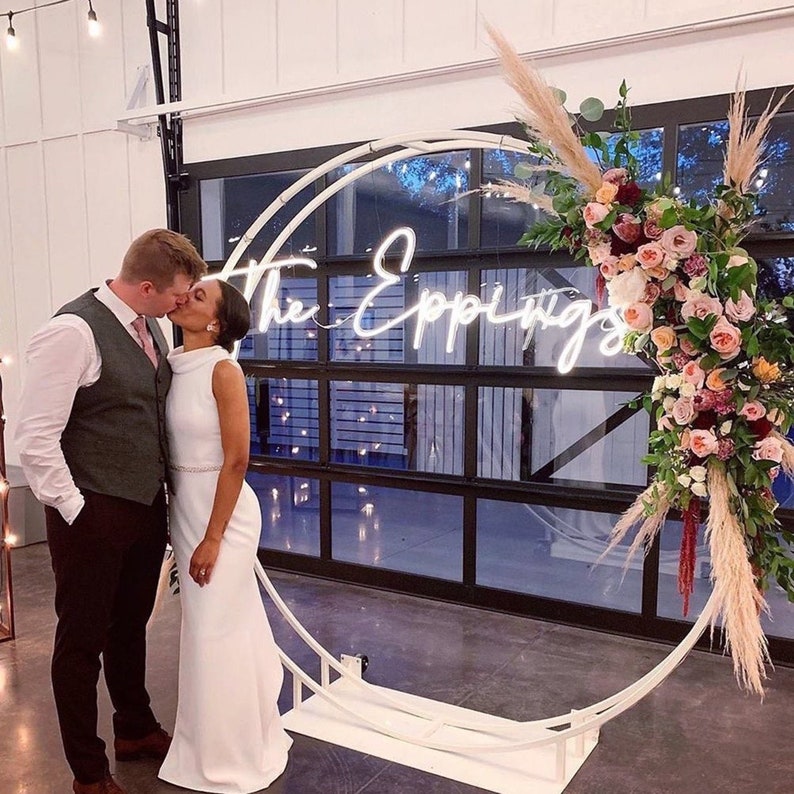 Wedding Neon Sign Custom Wedding Decorations Custom Neon Etsy