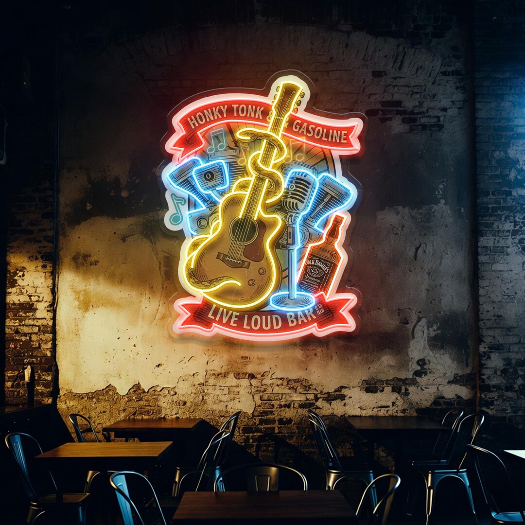 Custom Neon Bar Sign | Personalized Pub Lighting | Man Cave Wall Led ...