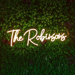 Wedding gift for Couple Neon Sign Custom, Family Last Name Neon Sign for Personalized Wedding Gift, Custom Name Neon Sign, Wedding Sign