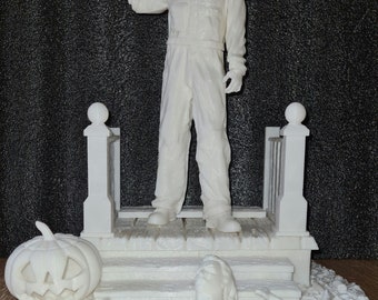Michael Myers 3D printed diorama set