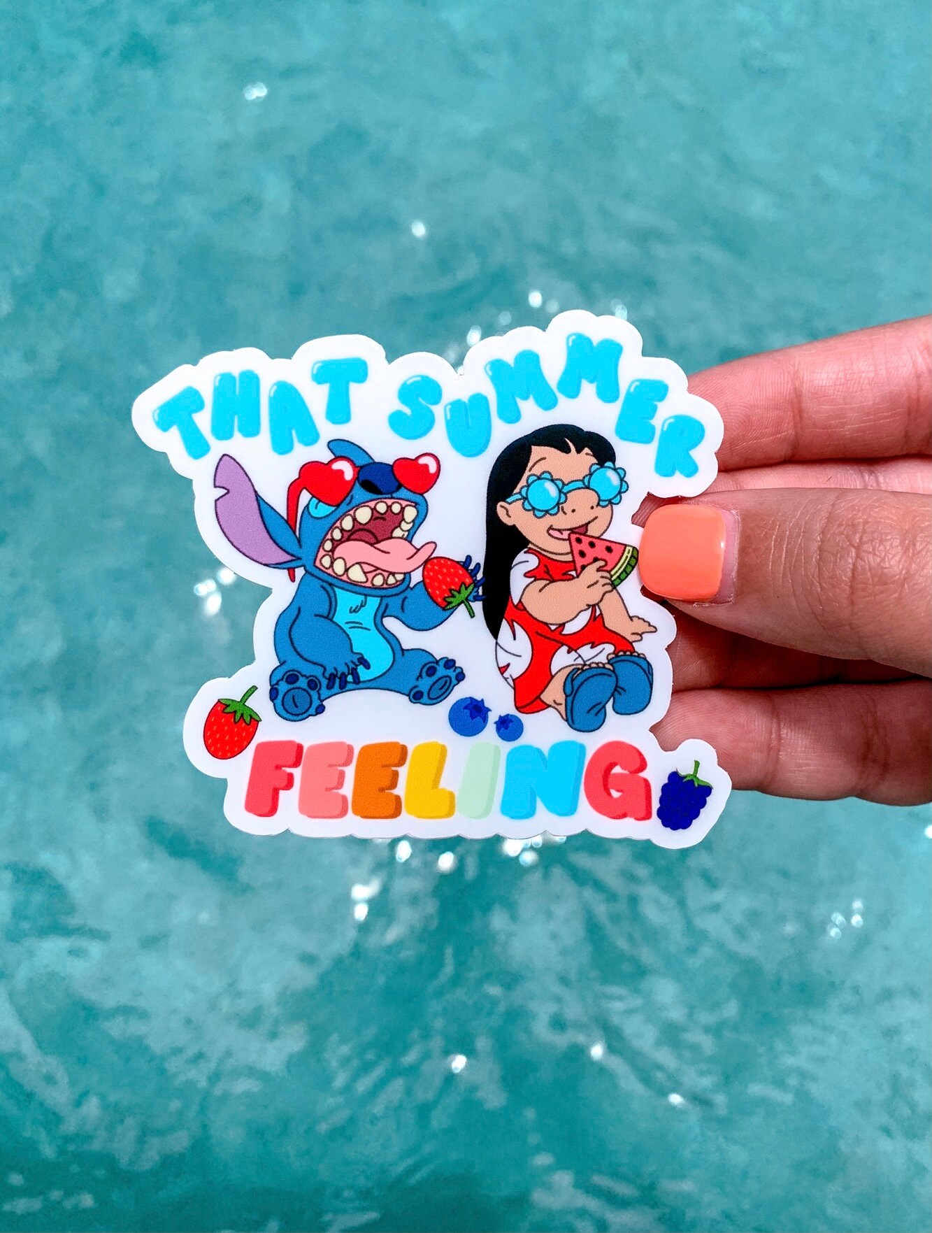 Harry Styles Watermelon Sugar Lilo & Stitch Sticker Etsy
