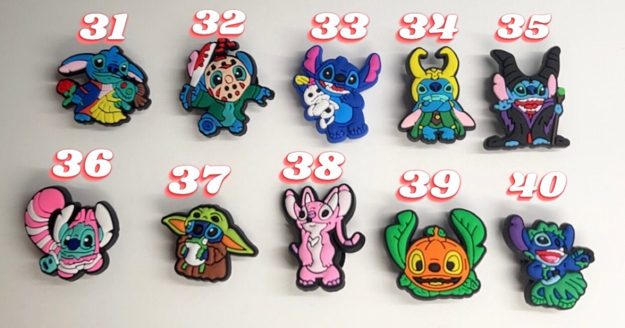 Lilo and Stitch Disney Croc Charms Jibbitz for Crocs Shoe Etsy