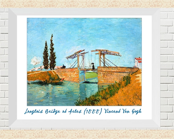 Vintage Van Gogh The Drawbridge Art Print Vintage Van Gogh The Drawbridge Art Print