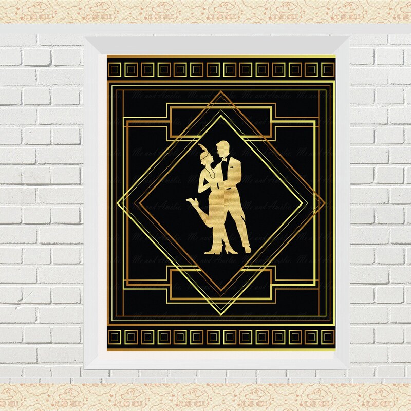 Art Deco Couple - Etsy UK