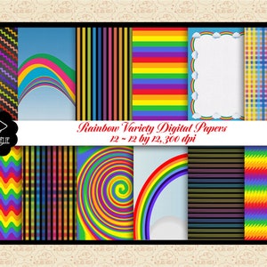 Papéis digitais de variedade de arco-íris, padrões de arco-íris, fundo de listras de arco-íris, arco-íris no céu, ondas de arco-íris, fundo LGBTQ, OK comercial