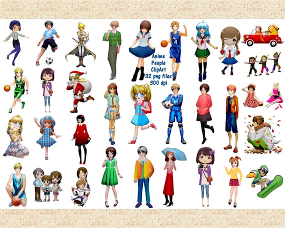 VENTA 99 CENTAVOS Anime People ClipArt Boy Anime Girl - Etsy México VENTA 99 CENTAVOS Anime People ClipArt Boy Anime Girl - Etsy México