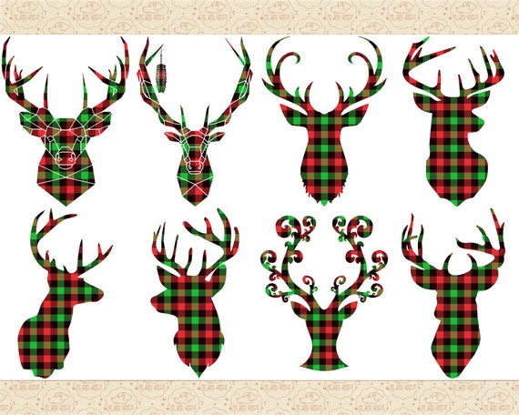 Christmas Buffalo Plaid Deer & Antler AI EPS PnG No SVG Lumberjack Plaid,  Red Green Christmas, Rustic, Deer, Decorative Floral Antlers - Etsy France