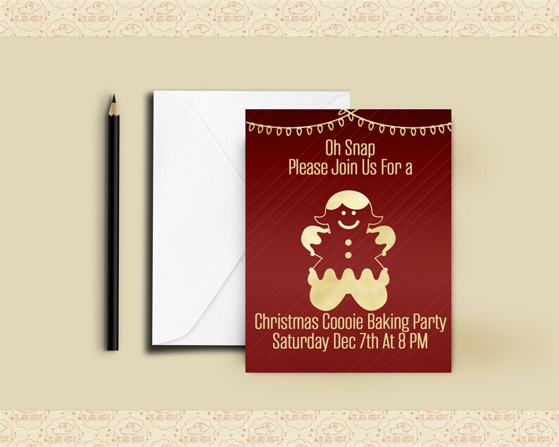 Gold Foil Christmas Doodles Clipart (PNG Files) image 7