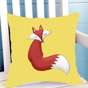 Fox Art Print, Whimsical Nursery Decor (8.5x11 inch) image 2