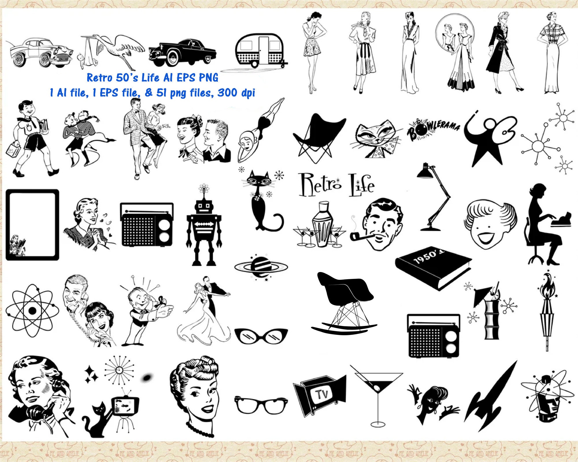 Lifestyle Illustration of the 50s by Rian Hughes | Goodreads