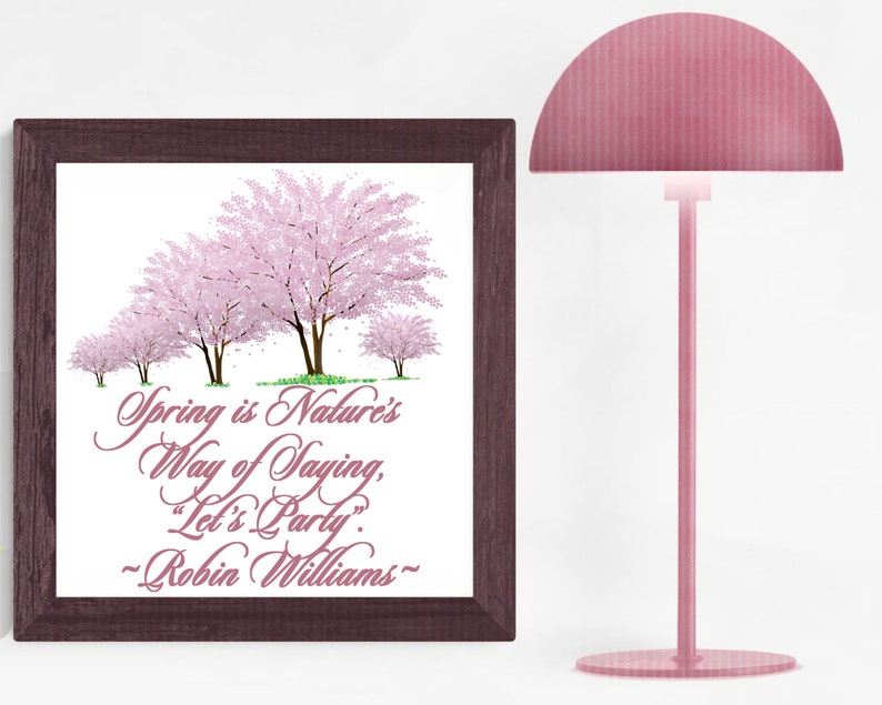 Sakura Japanese Cherry Blossom Tree Clip Art, Springtime Trees, Pink Blossom Trees, Tree Grove ClipArt, Commercial OK image 5