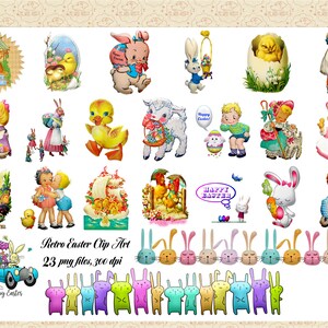 ClipArt de Páscoa retrô * Páscoa moderna de meados do século * ClipArt de coelho * Ovo de Páscoa * Meio-tom * Vitoriano * Páscoa de fazenda * Coelhos * Comercial OK