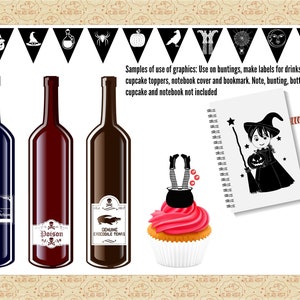 Halloween Witches & Potions AI EPS PNG (nosvg), Halloween Clipart ...