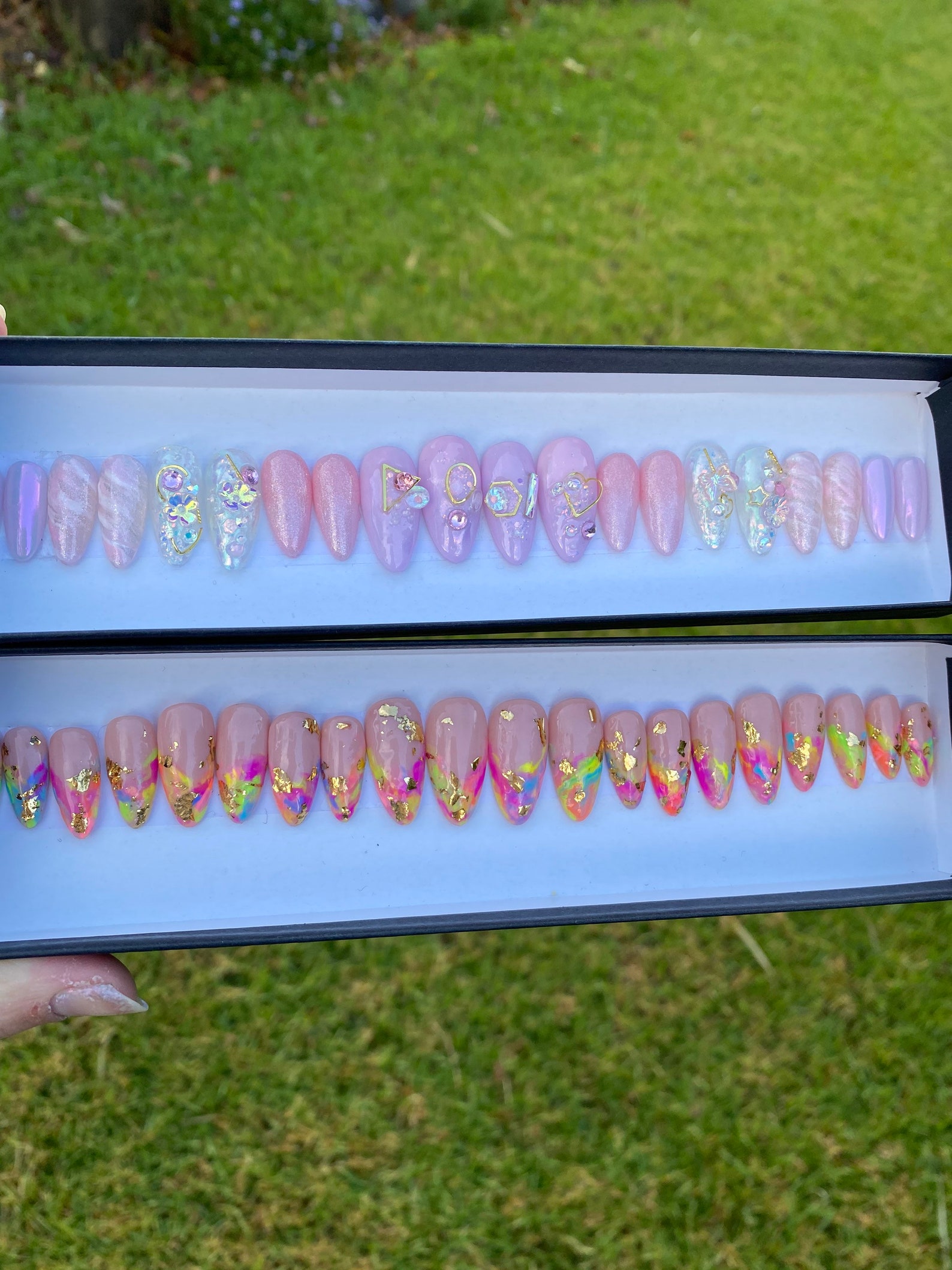 Press On Nails Wholesale 20nails set Cute Designs Packaging Etsy New
