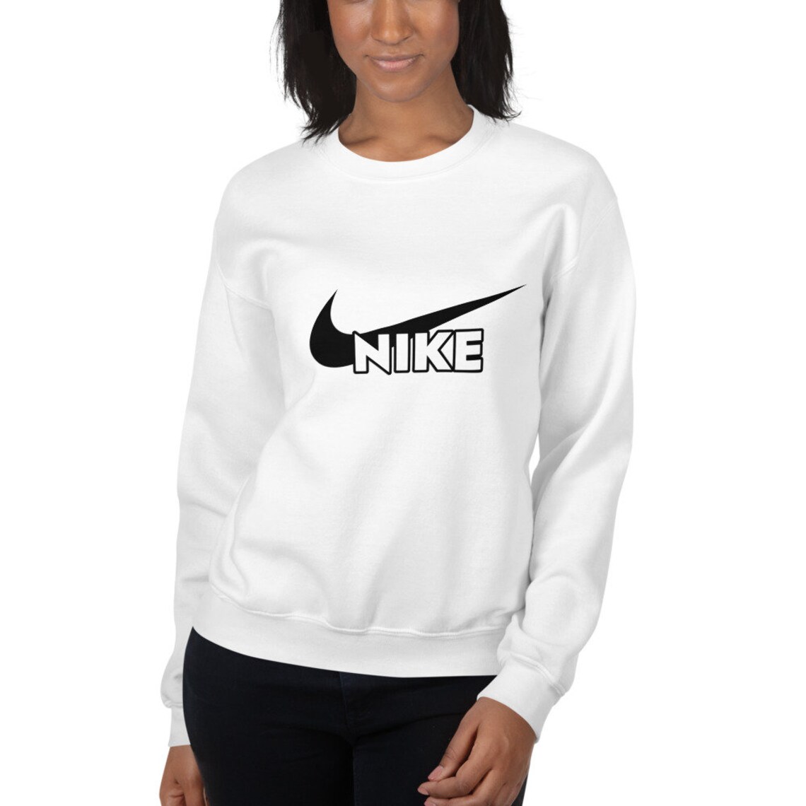 Vintage nike sweatshirt white Clearance