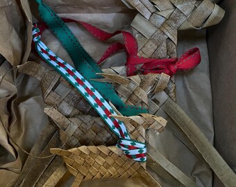 Woven Reindeer Ornament - Lauhala