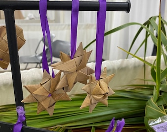 Woven Star Ornament - Lauhala