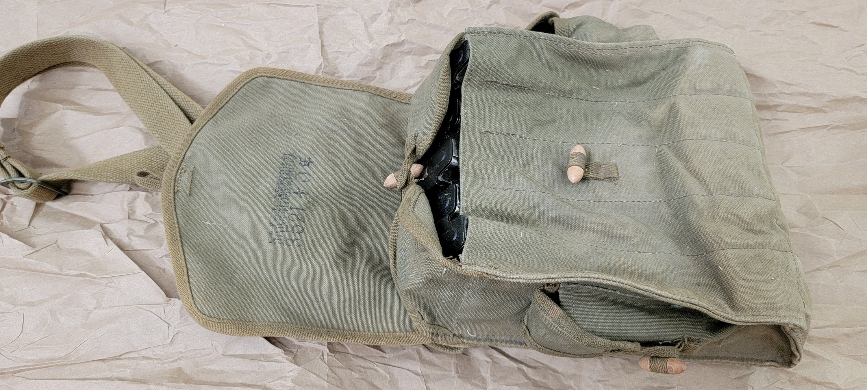 GENUINE Original Chinese Military TYPE 56 Type 81 Mag Pouch GENUINE Original Chinese Military TYPE 56 Type 81 Mag Pouch