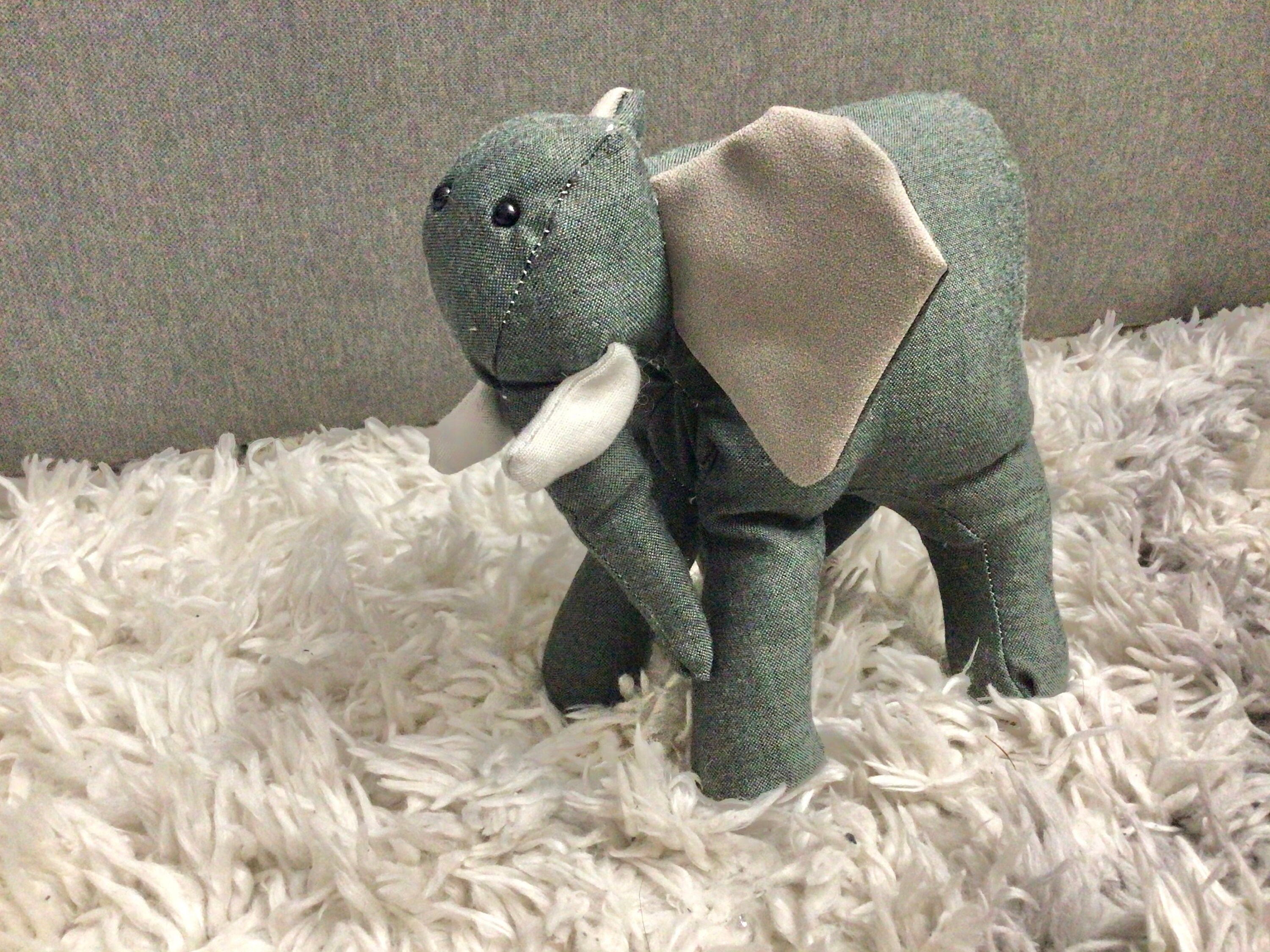 Save the elephants sewing pattern with instructions PDF | Etsy