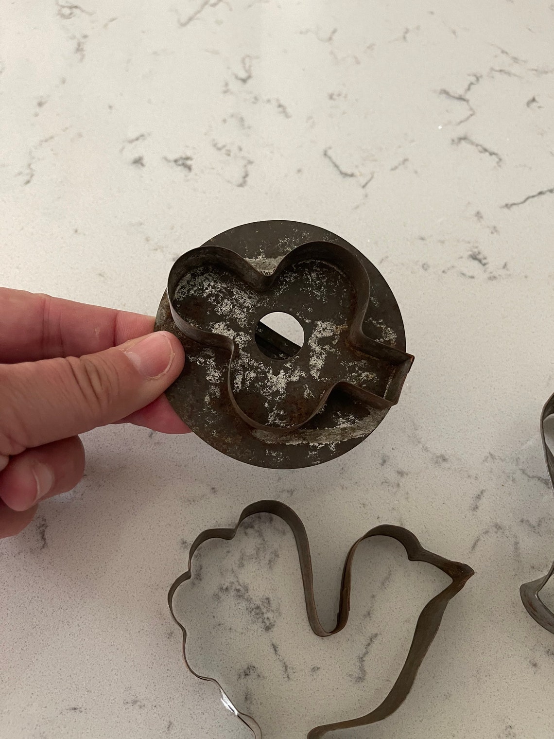 Three Vintage Metal Cookie Cutters From the 1940s Etsy