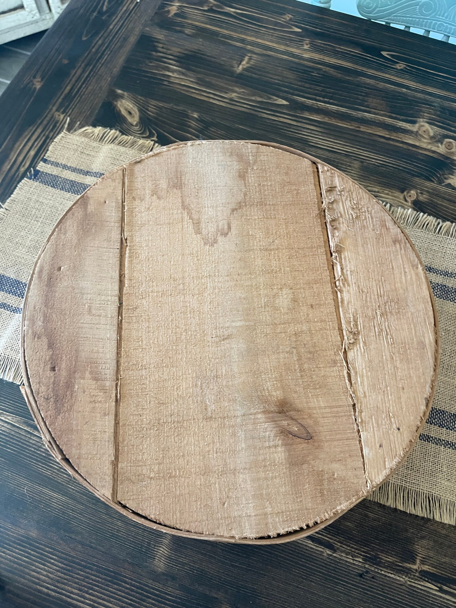 Vintage Cheese Box With Number Large Antique Cheese Box Etsy