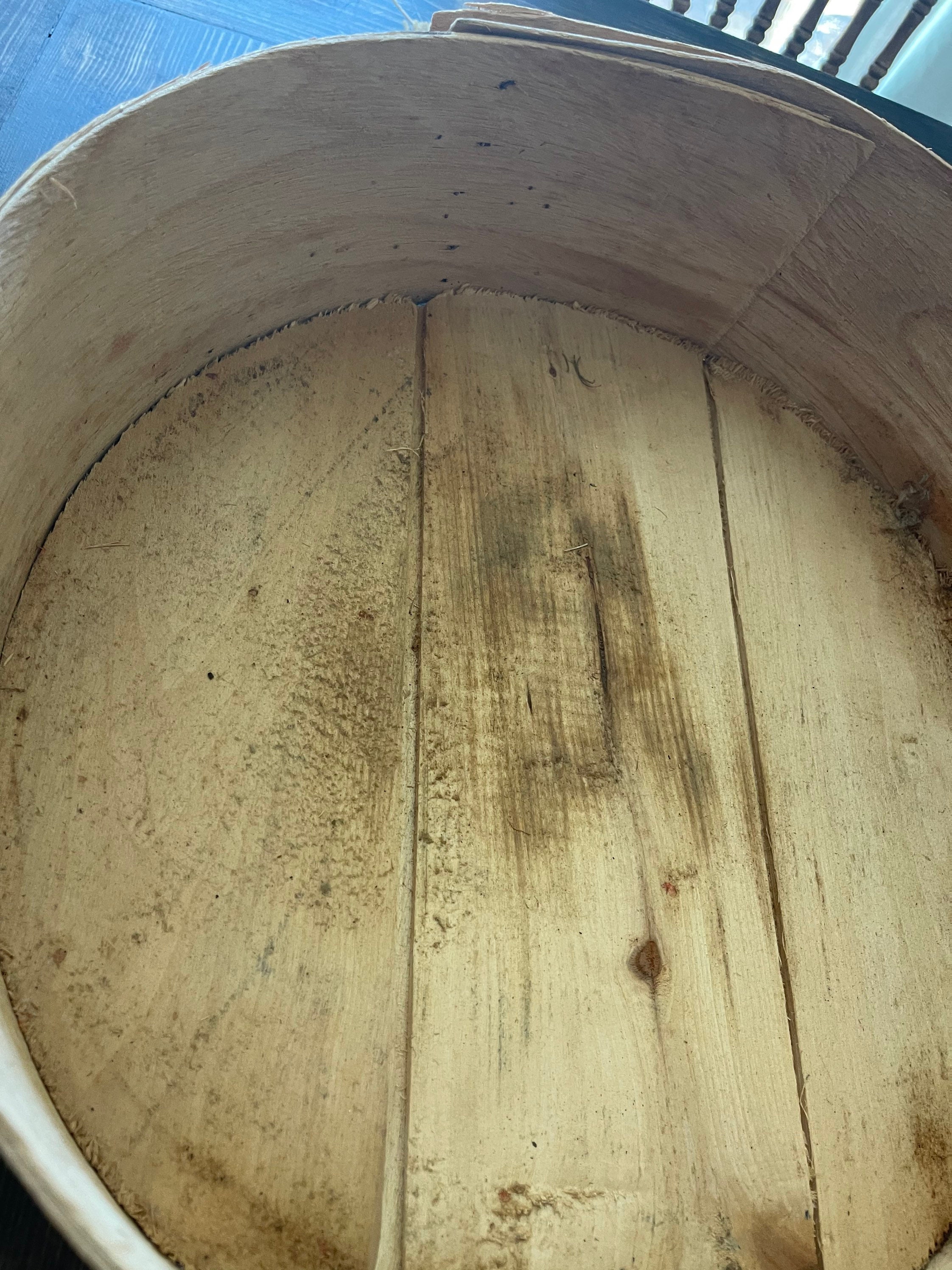 Vintage Cheese Box With Number Large Antique Cheese Box Vintage Round