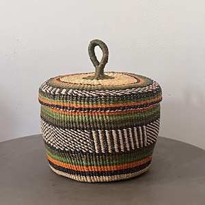 Boga vävd kruka (Ghana)