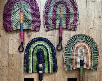 Handmade African Boga fans (Ghana)