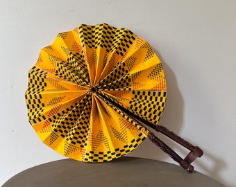 Handmade loincloth and leather fan