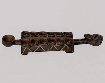 Gioco Awalé Alé – 145 Semi – Gioco Da Tavolo In Legno – Gribouille Import - Foto 4