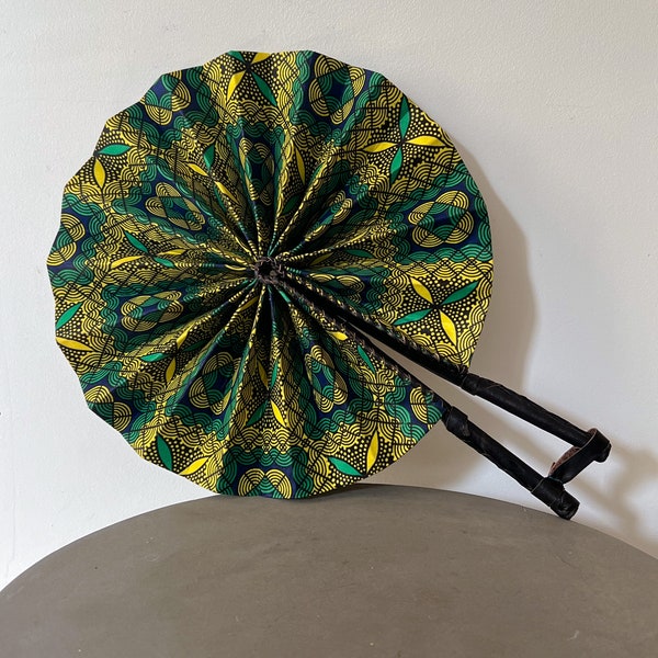 Handmade loincloth and leather fan