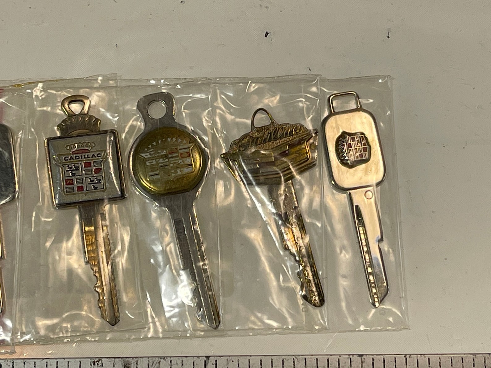 Vintage Cadillac 7 Cut and Uncut Blank Keys Etsy