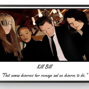 Kill Bill Movie Poster, Comic Art Style Print - Etsy