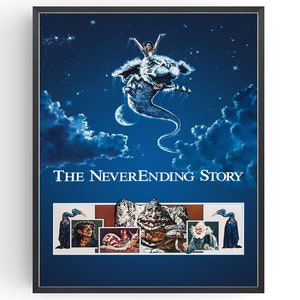 The NeverEnding Story Movie Poster: Classic Film Wall Art