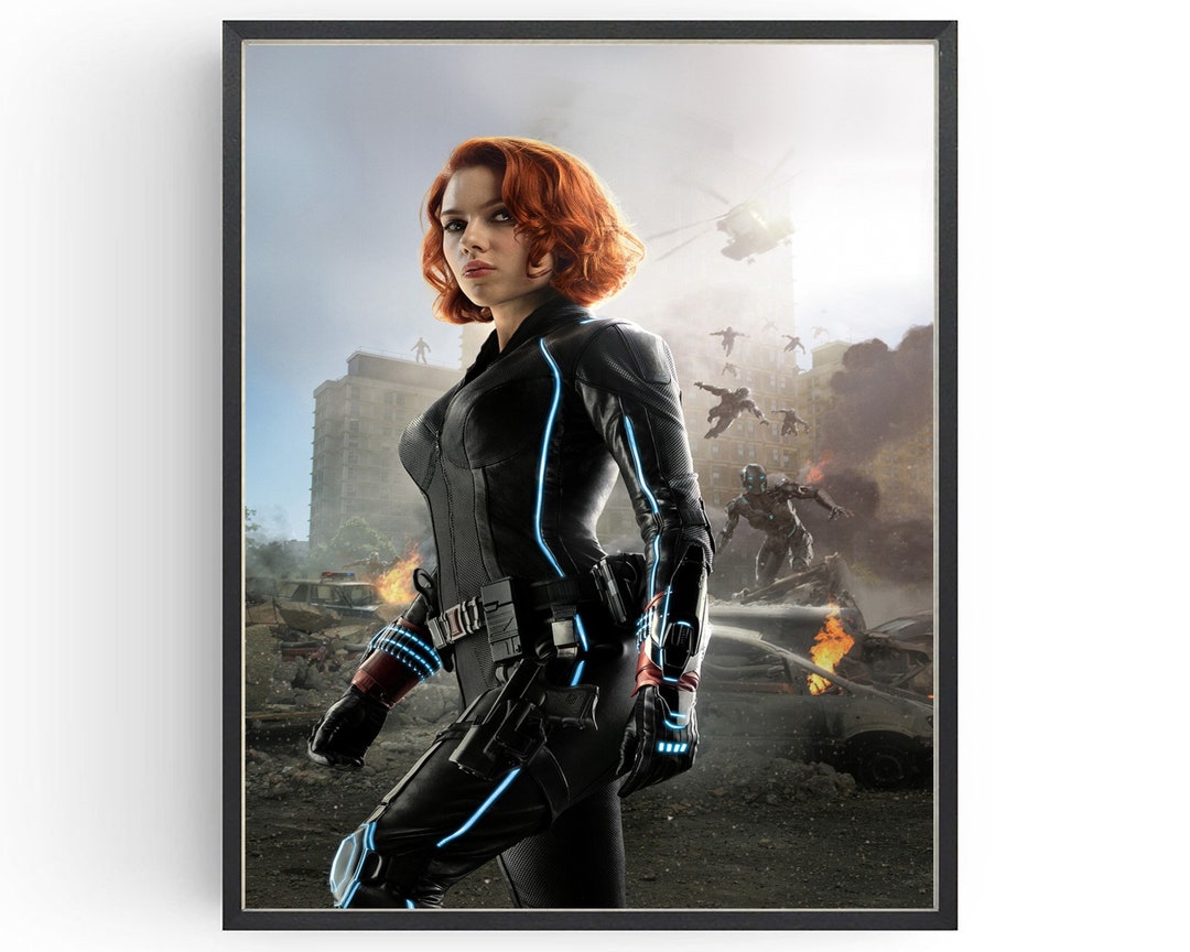 Black Widow Movie Poster: Avengers Endgame Wall Art - Etsy