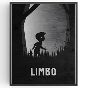 Limbo Poster Video Games Bedroom Wall Art Man Cave Birthday Gifts under 20