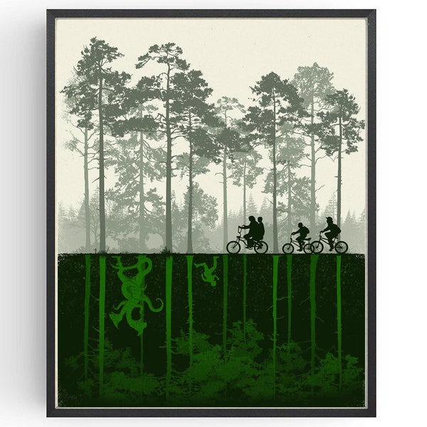 Stranger Things Poster: TV Series Wall Art Print