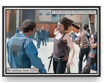 The Walking Dead Comic Art-poster, Maggie Rhee fanartprint
