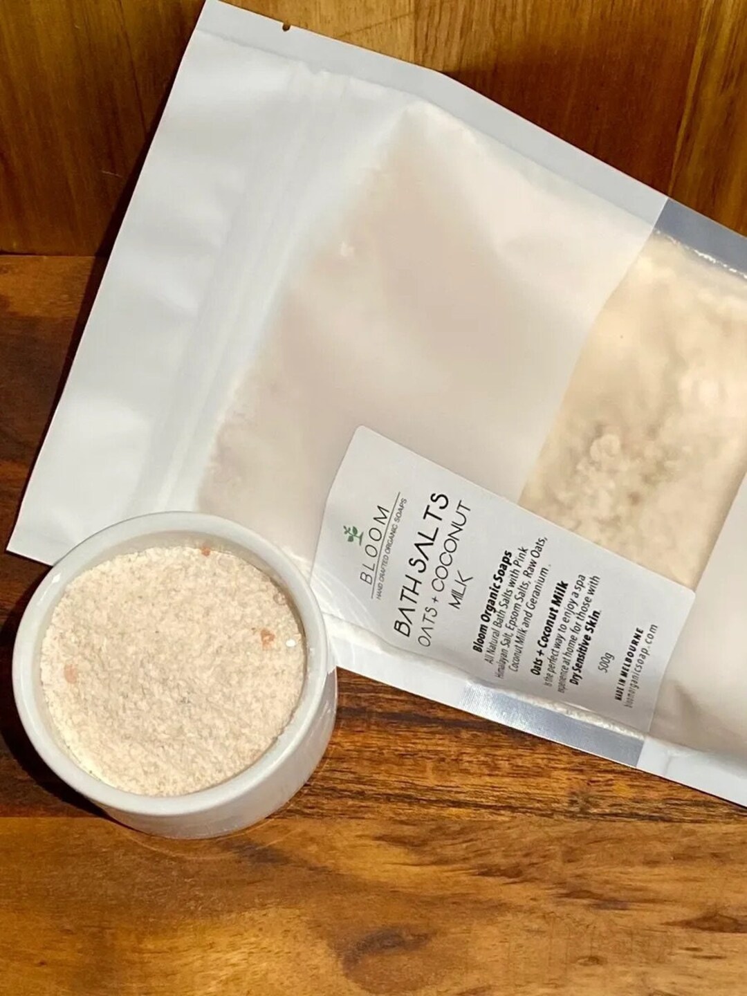 Oat Coconut Milk Bath Salts Etsy Australia