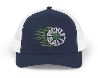 Bestickter Pickleball Liebhaberhut - Tolles Geschenk für Pickleballspieler - Verstellbare Baseballkappe Perfekt für Pickleballspieler, Pickleballmütze