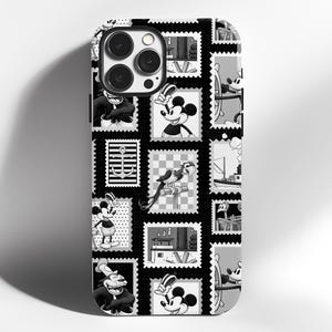 Steamboat Willie Tough Cases - Custodia per iPhone Steamboat Willie, custodia per telefono Samsung Galaxy - Custodia per telefono Vintage Mickey